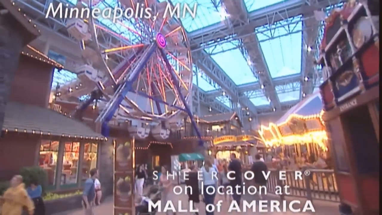 Sheer Cover on location at the Mall of America